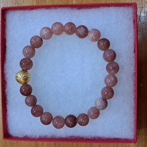 Red Sunstone Bracelet